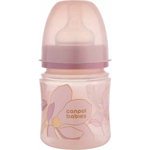 Canpol babies Бебешко антиколик шише Canpol - Easy Start, Gold, 120 ml, розово (35/239_pin) - baby