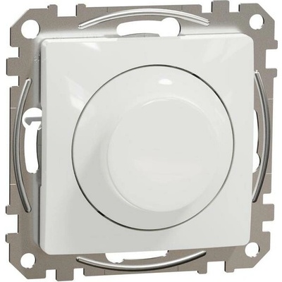 Schneider Electric SDD111502 Sedna D/E - Univerzální otočný LED stmívač, Bílá