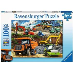 Ravensburger - Puzzle Construction Trucks XXL - 100 piese