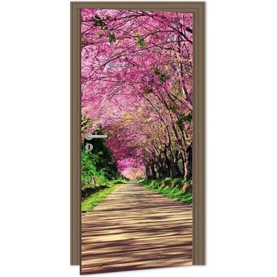 Dimex D-056 samolepící fototapeta na dveře Alej rozměry 95 x 210 cm