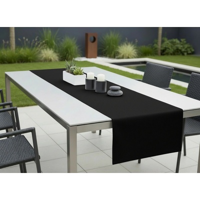 Mybesthome Venkovní běhoun ubrus RUNNER color 01 černá 40x140 cm