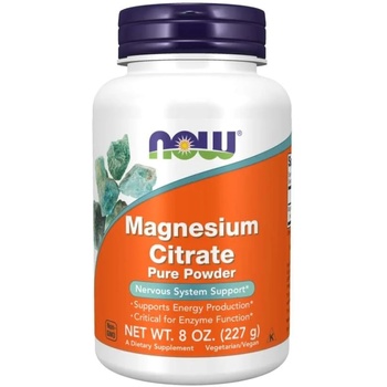 NOW Magnesium Citrate Pure Powder, 227 g, Now