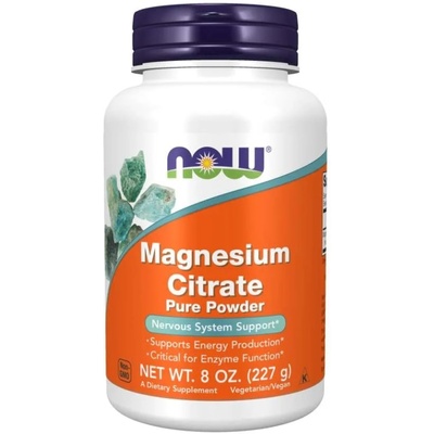 NOW Magnesium Citrate Pure Powder, 227 g, Now