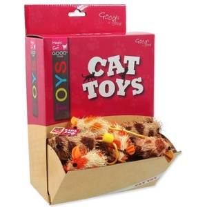 Magic Cat Играчка Magic Cat мишка плюш, памук с котешка мента 6см 60бр (453-31008)