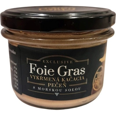 Top-farm Foie Gras Vykŕmená kačacia pečeň s morskou soľou 150 g