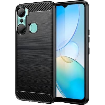 Infinix Carbon Shield TPU калъф за Infinix Hot 12 Pro - Черен KP27689