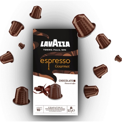 Lavazza espresso Gourmet Chocolate Flavored Coffee Kapsule do Nespresso 10 ks