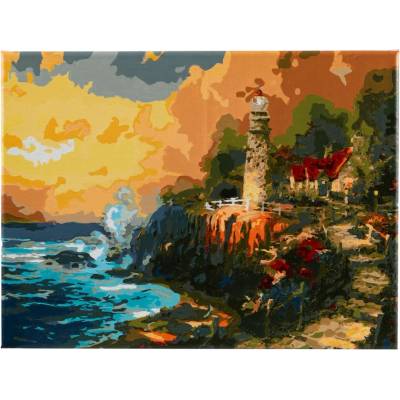 Craft Buddy Рисуване по номера Craft Buddy - Светлината на спокойствието (CBPBN-TK3040-50)