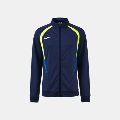 Championship 20 Full Zip Sweatshirt tmavá námornícka modrá fluo žltá