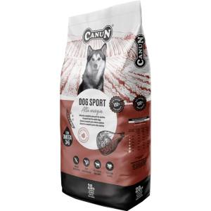 Canun Dog Sport 20 кг с говеждо месо - храна за енергични и атлетични кучета (40% месо)