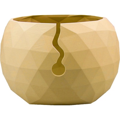 Pro Háčkování Miska na klubíčko LOW POLY XL Soft Linen