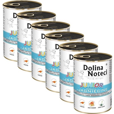 Dolina Noteci Premium Junior jahňacie 6 x 400 g