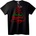 NOONEBRAND Тениска Весела Коледа Калиграфия - 2XL, White