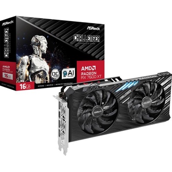 ASRock Radeon RX 7600 XT Challenger OC 16GB GDDR6 (RX7600XT CL 16GO)