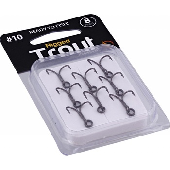 Westin Trojháček Rigged Trout Treble Hooks Black vel.6 8 ks