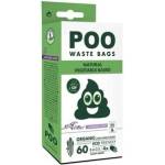 M-Pets Poo Bio Dog Waste Bags 60 bags Lavender 100% биоразградими пликчета, 4 ролки х15 торбички