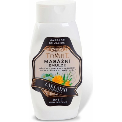 Tomfit masážna emulzia základná s parfumáciou 250 ml