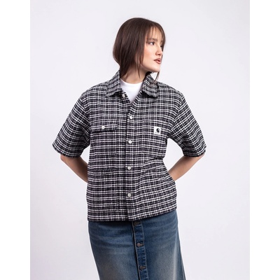 Carhartt WIP W' S/S Michigan Shirt Kander Check Black