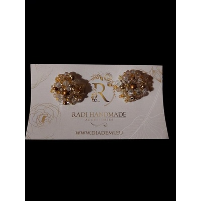 Radi handmade Елегантни обици в златисто (359 Рћ)