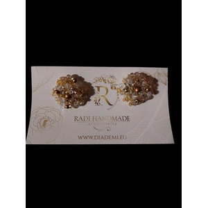 Radi handmade Елегантни обици в златисто (359 Рћ)