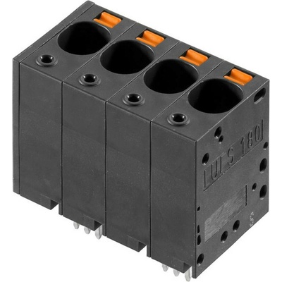 Weidmüller 2492130000 pružinová svorka 16 mm² Pólov 4 čierna 30 ks