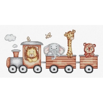 Luca-S Пътешествие с влак - гоблен със схема b1190