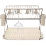 Brabantia Бежова метална двуетажна тавичка за оттичане 42x51 cm - Brabantia (252105)