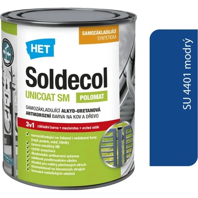 Het Soldecol Unicoat SM SU 4401 modrý 2,5l