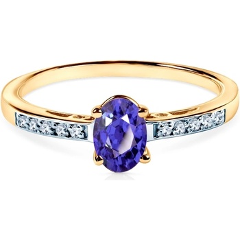 SAVICKI Годежен пръстен Savicki: злато, танзанит, диаманти