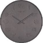 NeXtime Стенен часовник Wood Wood Medium сив (3096gs)