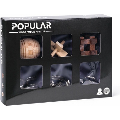 Popular Hlavolam sada 6 ks