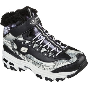 Skechers Детски обувки Skechers Unisex Kids' Seasonal Non Waterproof Walking Shoes - Black/White