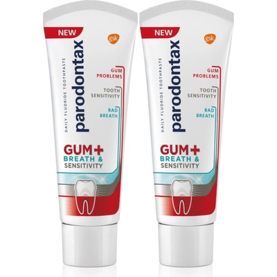 Parodontax Gum And Sens Original паста за цялостна защита на зъби и свеж дъх 2x75ml