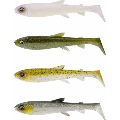 Savage Gear Gumová nástraha 3D Whitefish Shad Clear Water Mix - 9cm 7g 4ks