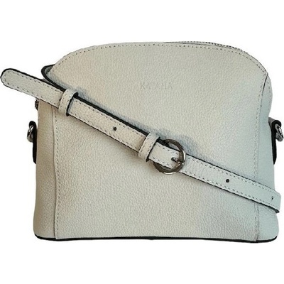 Katana kožená crossbody smetanová 69481-09