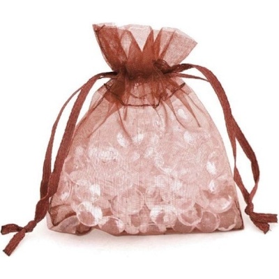 Paper Design Dárkový sáček organza 15 x 23 cm - hnědá - 249664