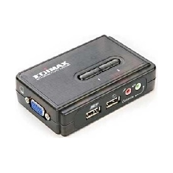 Edimax EK-UAK2 KVM prepínač, 2 porty,USB, desktop + 2 x KVM kabel