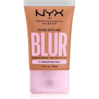 NYX Professional Makeup Bare With Me Blur Tint hydratační make-up 11 Medium Neutral 30 ml