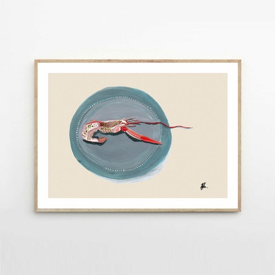 Moikka Plagát Kräfta by Kristina Siljefors 21x29,7 (A4)