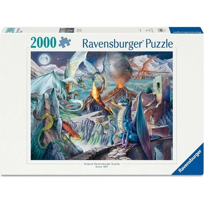 RAVENSBURGER Dračí ochrancovia 2000 dielov