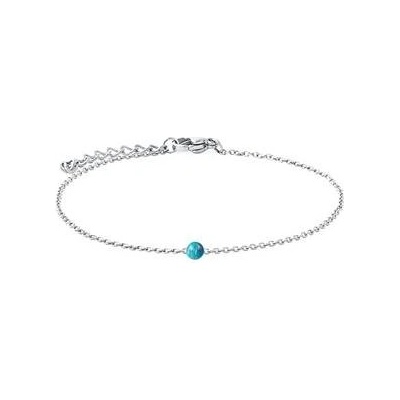 Nubis ocelový náramek s opálem kulička NBP74-OP02