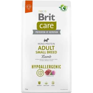 Brit Hypoallergenic Adult Small Breed Lamb & Rice хипоалергенна храна с агнешко за малки породи, 3 кг