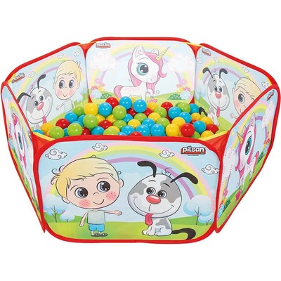 Pilsan Сгъваем басейн с топки 6см (200 бр) 06413 Pilsan