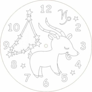 Radost v písku 2506 Пясъкоструйни изображения Козирог (2506-RADOST)