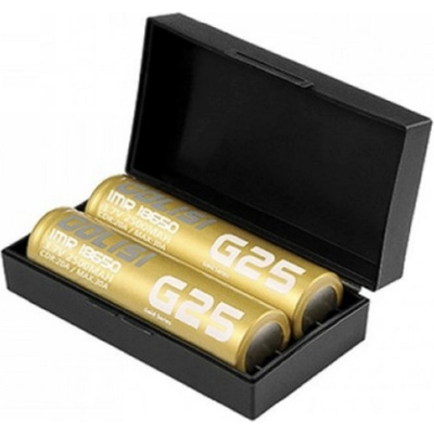 Golisi baterie G25 IMR 18650 / 20A 2500mAh 2ks + pouzdro – Zbozi.Blesk.cz