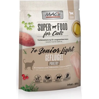 MAC's Mac’s Cat Adult GRAIN FREE, висококачествена храна за възрастни, кастрирани или слабоактивни котки, БЕЗ ЗЪРНО, с месо от домашни птици, 0, 300 кг - Германия - 80554