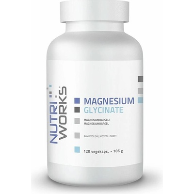 NutriWorks Magnesium Glycinate 120 kapsúl