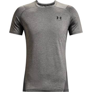 Under Armour HeatGear® Fitted Short Sleeve Mens - Carbon Heather