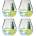 Riedel Чаша за джин GIN SET OPTIC O, комплект 4 бр. , 765 мл, Riedel (RD551567)