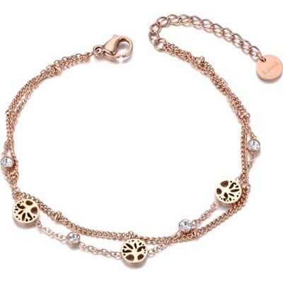 Victoria Filippi Stainless Steel ocelový Lorena Gold chirurgická ocel strom života zirkon NRB19081-1/49 Zlatá